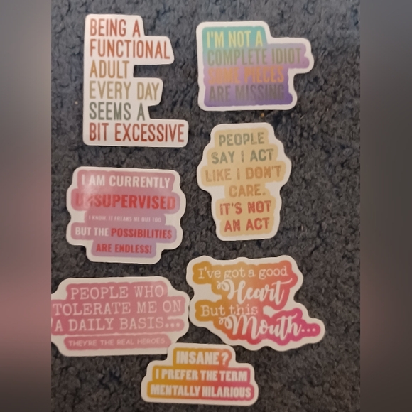 Lot of 25 anti-social stickers - Picture 3 of 5